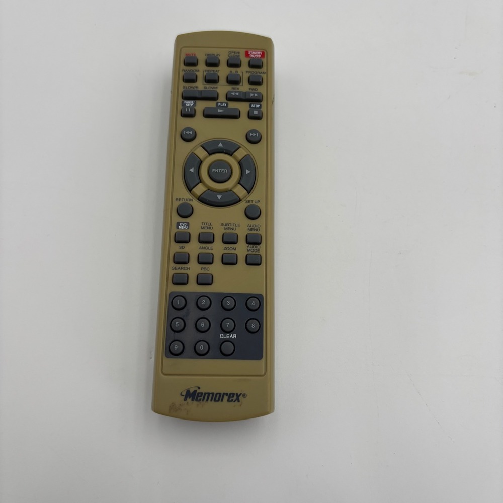 Memorex Remote Control Tan Good SUM-3 DVD Player Replacement Controller